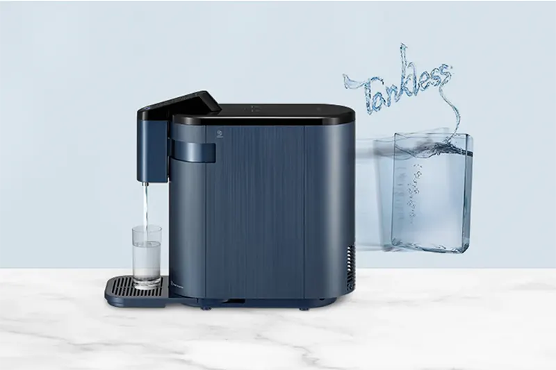 Get fresh flowing water tankless water purifier