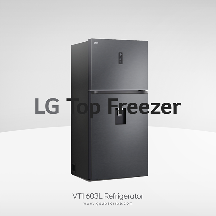 LG Top Freezer Refrigerator GRTF622PQHR